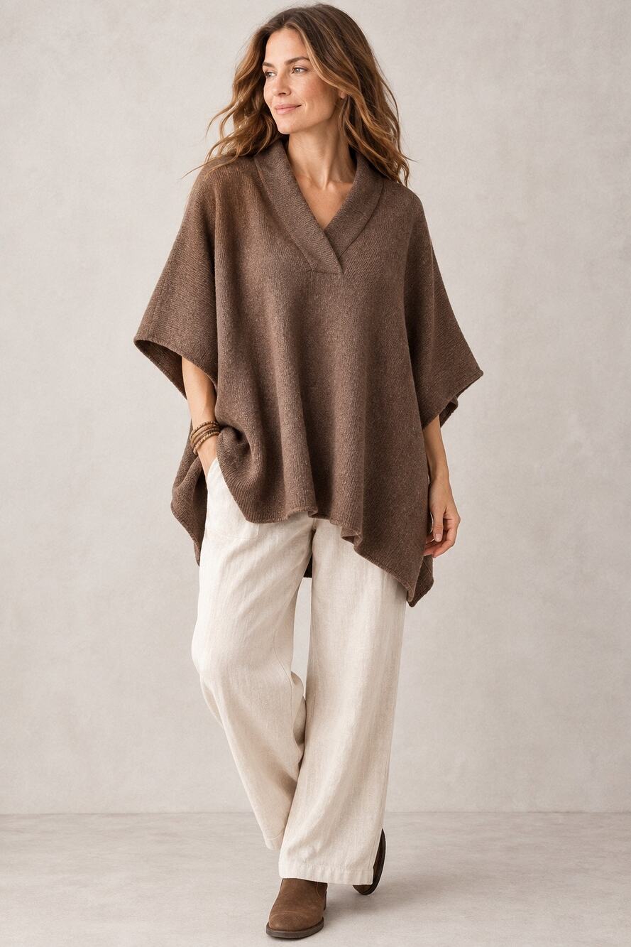 J. Jill Oversized Wool Blend Sweater | Lagenlook Tunic Style